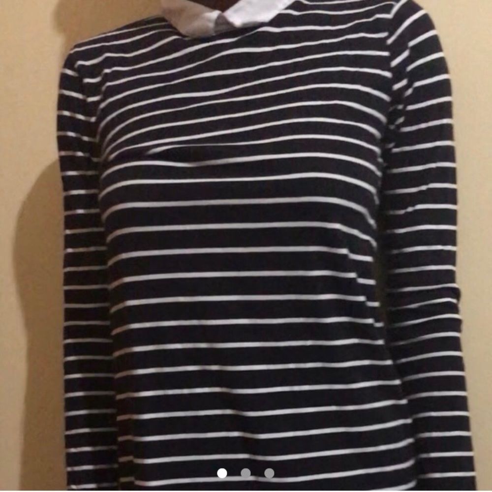 Black and white striped dress 🖤🤍